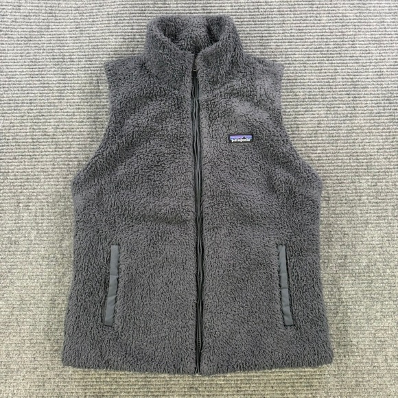 Patagonia Jackets & Blazers - Patagonia Los Gatos Fleece Vest Womens Small Smolder Blue Grey Full Zip No Tag